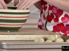 Mamada, Corridas, Polla, Enorme, Pelirrojo, Anilingus, Adolescente, Trio