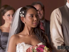 BRIDE4K. A small cheap wedding turns into a public fuck of the brides