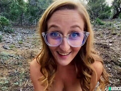Culo, Rubia, Mamada, Novia, Al aire libre, Pov, Chupando, Voyeur