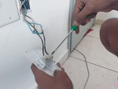 アナル, お尻, 黒人, 中出し, 足, 自家製, 異人種間, オーガズム