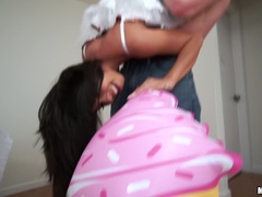 Amateur, Black, Blowjob, Dick, Doggystyle, Pussy, Tattoo, Tits