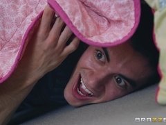 Arsch, Arschlecken, Grosser schwanz, Braunhaarige, Vollbusig, Lecken, Muschi, Titten