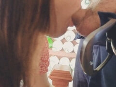 Risky blowjob in a church, almost getting caught - a truly amateur public encounter!