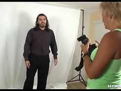 Young Male Photography Model Turns Mature Milf On