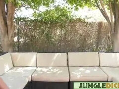 Schwarz, Puppe, Schwarz, Hardcore, Im freien, Dürr, Titten, Nass