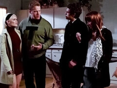 Grote lul, Grote mammen, Pijpbeurt, Hondjeshouding, 1 man 2 vrouwen, Mager, Tiener, Trio