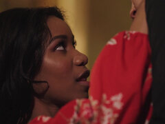 アメリカ人, お尻, 美女, 茶髪の, キス, レズビアン, 自然山雀, 剃毛