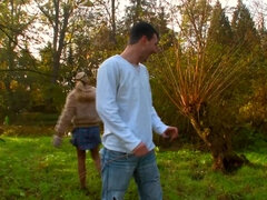 Arsch, Grosser arsch, Blondine, Spermaladung, Hardcore, Hd, Im freien