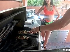 Braunhaarige, Schwanz, Hardcore, Latina, Zierlich, Pov, Öffentlich, Spanner