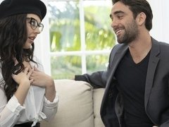 お尻, 浮気者, バック, 眼鏡, 手コキする, 淫乱熟女, ストッキング, ティーン