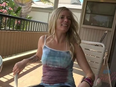 Enthousiasteling, Strand, Blond, Vies, Voeten, Vriendin, Geschoren, Tieten likken