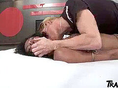 Anaal, Grote lul, Biseksueel, Zwart, Braziliaans, Shemale, Spaans