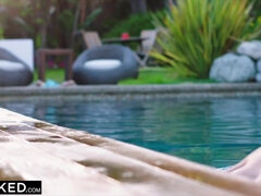 69, デカチン, フェラチオ, チン, 女 人男 人, なめる, オマンコ, オッパイの