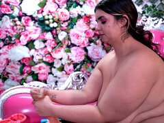 Gorda, Tetas grandes, Consolador, Gorda, Latina, Masturbación, Pov, Juguetes