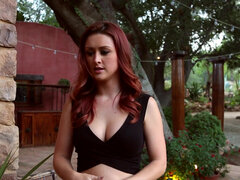 Lecken, Lingerie, Natürlichen titten, Höschen, Zierlich, Muschi, Rotschopf, Jungendliche (18+)