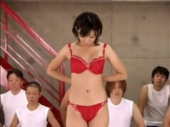 Incredible Japanese chick in Horny Group Sex, Public JAV movie