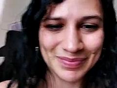 Grosser schwanz, Grosse titten, Dildo, Latina, Reiten, Solo, Titten, Spielzeuge