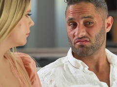 Gros seins, Blonde, Sucer une bite, Faciale, Doigter, Léchez, Chatte