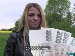 Lieveling, Tsjechisch, Flashing, Hardcore, Geld, Gezichtspunt, Zuigen, Tiener