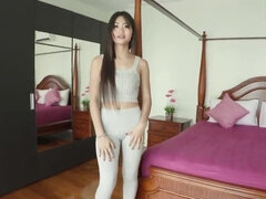 Aziatisch, Auditie, Grote lul, Sperma, Hd, Gezichtspunt, Thais, Tieten likken