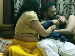 Amazing hot sex..Indian hot bhabhi swaping with Brother! Hindi hot family sex