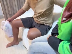 素人, フェラチオ, 自家製, ホテル, インドネシア人, オマンコ, ラフ, おもらし