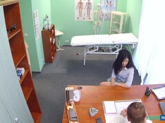 Leie, Arsch, Blasen, Handjob, Büro, Schmerz, Uniform, Spanner