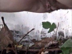 素人, 露出狂, アウトドア, 公共, ロシア人