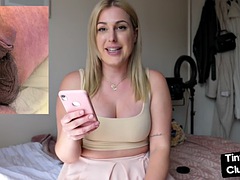 Leie, Tussi, Grosser schwanz, Grosse titten, Blondine, Schmuddelige sprache, Fetisch, Solo