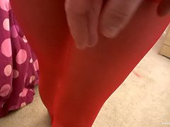 Sucer une bite, Hd, Fait maison, Collant, Petite femme, Pov, Chatte, Criant