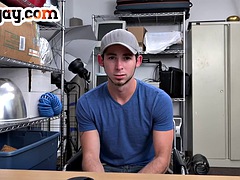 Amateur, Anal, Negro, Ébano, Gay, Interracial, Oficina, Pov