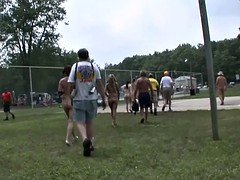 Amateur, Playa, Desnudo, Público