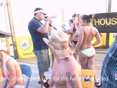 Amateur, Bikini, Contest, Flashing, Outdoor, Public