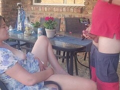 18 летние, Любители, Семяизвержение, Пальцем, На природе, Юбки, Под юбкой, Жена