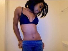 Hot black girl, big booty, bbc