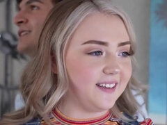 Grosse titten, Blondine, Blasen, Spermaladung, Aufs gesicht abspritzen, Fetisch, Hardcore, Hd