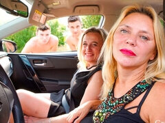 Anal, Culo grande, Verga grande, Tetas grandes, Rubia, Estilo perrito, Cuadrupleta, Maduro