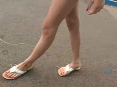 Fetiche, Fetiche de pies, Orinar, Pov, Flaco, Fumando, Tatuaje, Tetas