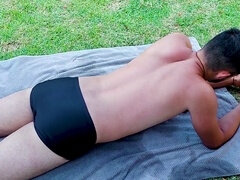 Grosser arsch, Bikini, Brasilien, Besamung, Gehörnter ehemann, Latina, Flotter dreier, Ehefrau