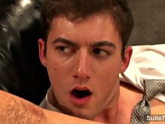 Cute gay boys suck each others long swords