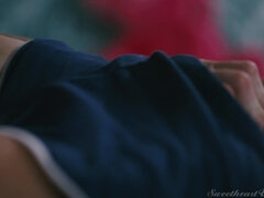 ベッドルーム, 茶髪の, レズビアン, マッサージ, 小柄, オマンコ, オッパイの, 濡れ