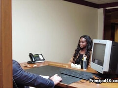 Amateur, Noire, Queue, Noir ébène, Hard, Mère que j'aimerais baiser, Bureau, Professeur