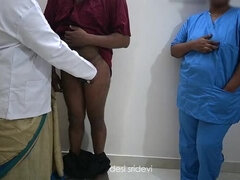 Asiatique, Queue, Médecin, Femelle, Hd, Indienne, Infirmière, Plan cul à trois