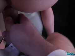 素人, フェラチオ, 浮気者, カップル, 顔射, ハメ撮り, 公共, オッパイの