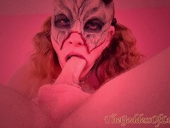Blowjob, Deepthroat, Goth