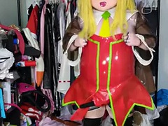 Leie, Sadomasochismus, Fesselspiele, Fetisch, Masturbation, Transfrau, Solo, Vibrator