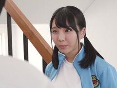 18 jaar, Rondborstig, Universiteit, Japaans, Gezichtspunt, Schoolmeisje, Tiener, Tieten likken