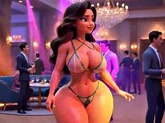 Grosse bite, Gros seins, Noire, Britannique, Rondelette, Noir ébène, Allumeuse, Épouse