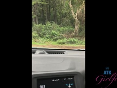 Blondine, Freundin, Jeans, Zierlich, Muschi, Rasiert, Dürr, Titten