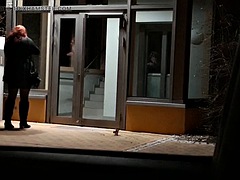 Dildo, Würgen, Öffentlich, Transfrau